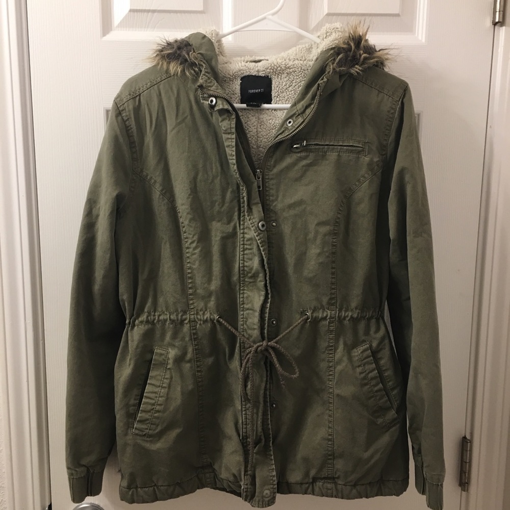 Olive green jacket
